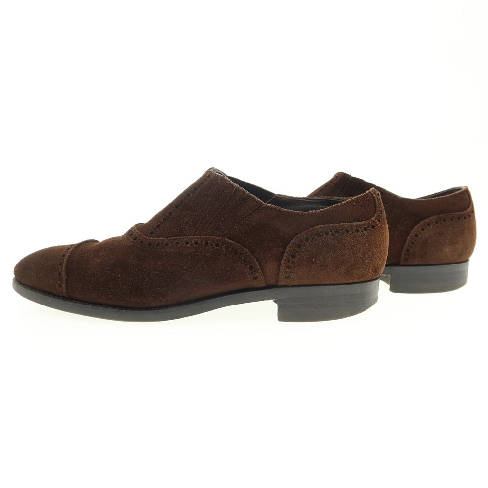 [Used] Sanyo Yamacho Sanyo Yamacho Suede Side Elastic Dress Shoes Brown [Size 7] [BRW] [S/S/A/W] [Condition Rank C] [Men&