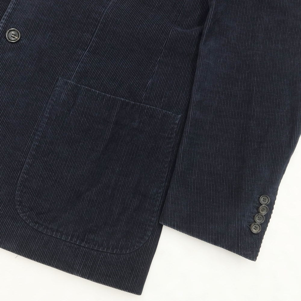 [Used] Sartorio Cotton Corduroy 3B Casual Jacket Navy [Size 46] [NVY] [A/W] [Condition Rank C] [Men&