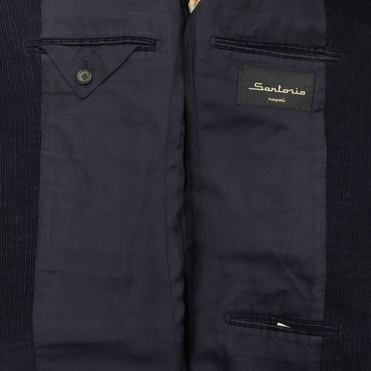 [Used] Sartorio Cotton Corduroy 3B Casual Jacket Navy [Size 46] [NVY] [A/W] [Condition Rank C] [Men&