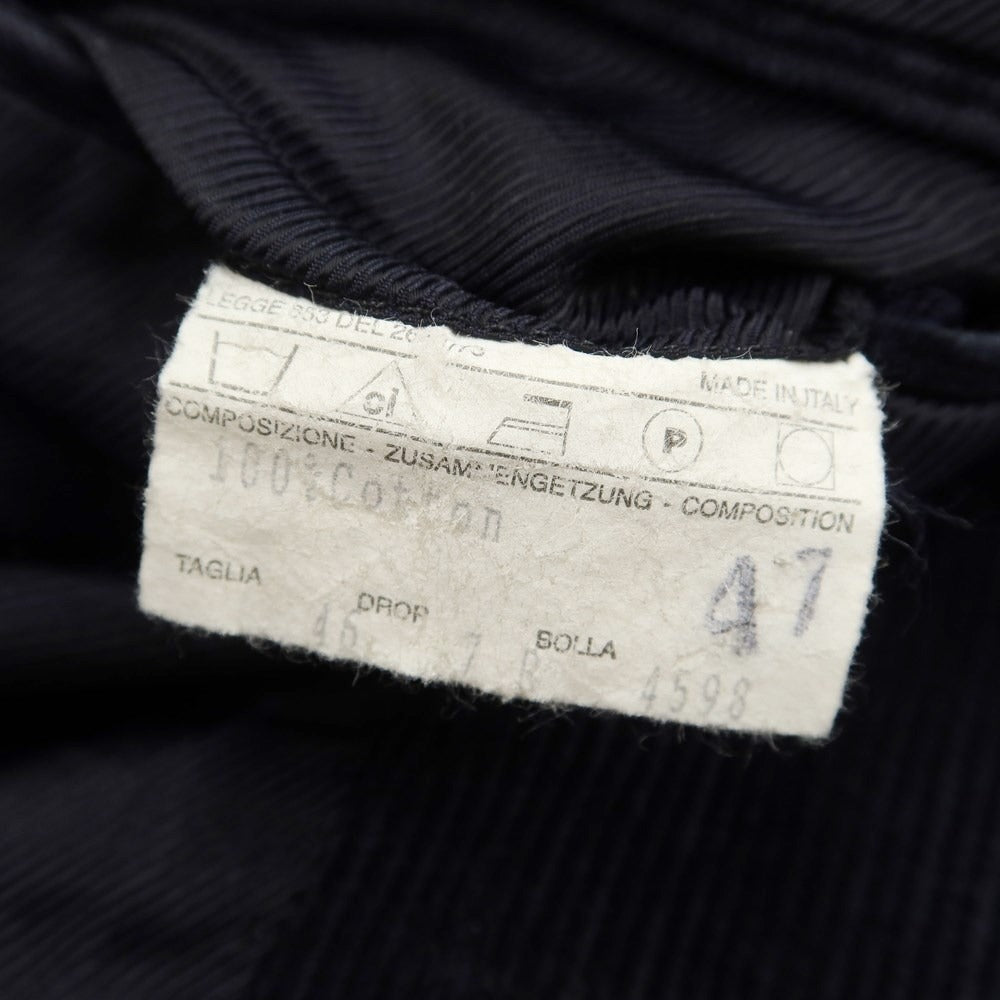 [Used] Sartorio Cotton Corduroy 3B Casual Jacket Navy [Size 46] [NVY] [A/W] [Condition Rank C] [Men&