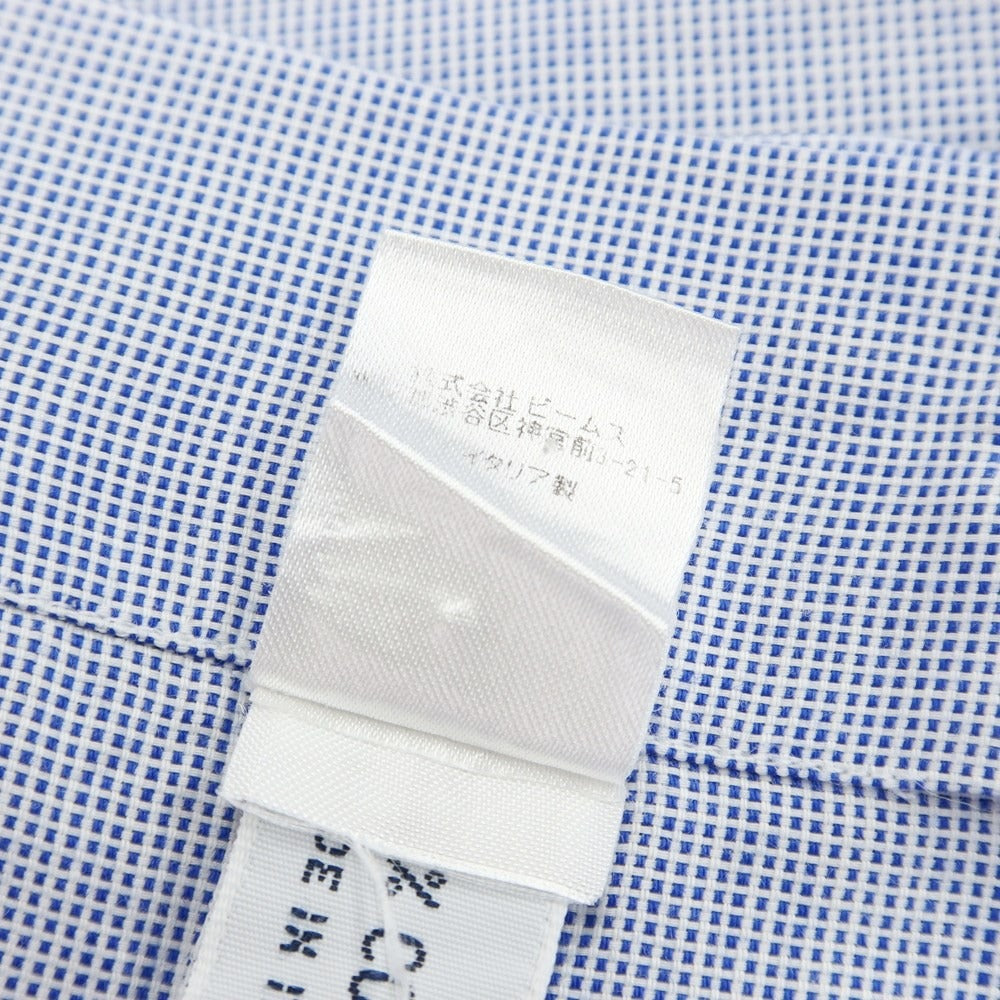 [Used] BARBA Cotton Regular Collar Dress Shirt Dark Blue x White [Size 39] [BLU] [S/S/A/W] [Condition Rank D] [Men&