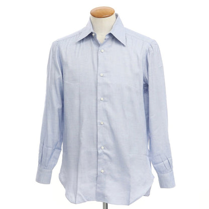 [Used] BARBA Cotton Regular Collar Dress Shirt Dark Blue x White [Size 39] [BLU] [S/S/A/W] [Condition Rank D] [Men&