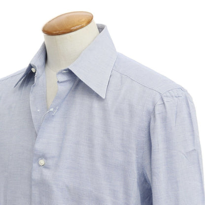 [Used] BARBA Cotton Regular Collar Dress Shirt Dark Blue x White [Size 39] [BLU] [S/S/A/W] [Condition Rank D] [Men&