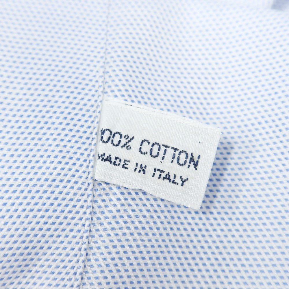 [Used] BARBA Cotton Button-down Dress Shirt Blue x White [Size 38] [BLU] [S/S/A/W] [Condition Rank C] [Men&