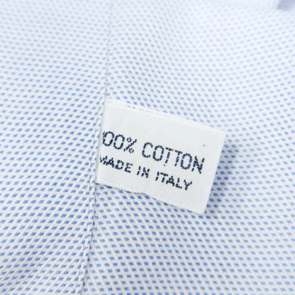 [Used] BARBA Cotton Button-down Dress Shirt Blue x White [Size 38] [BLU] [S/S/A/W] [Condition Rank C] [Men&