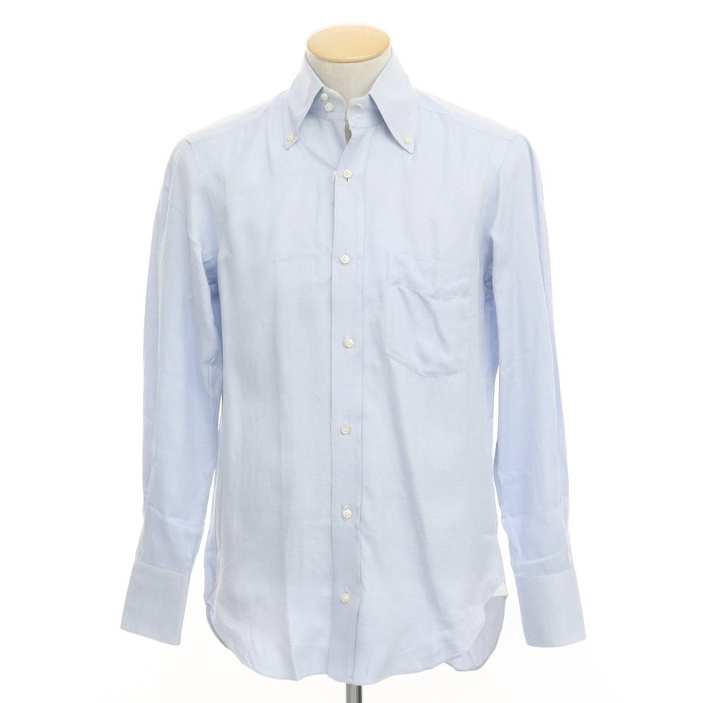 [Used] BARBA Cotton Button-down Dress Shirt Blue x White [Size 38] [BLU] [S/S/A/W] [Condition Rank C] [Men&