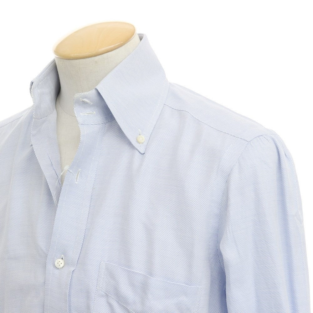 [Used] BARBA Cotton Button-down Dress Shirt Blue x White [Size 38] [BLU] [S/S/A/W] [Condition Rank C] [Men&