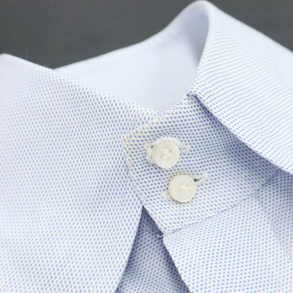 [Used] BARBA Cotton Button-down Dress Shirt Blue x White [Size 38] [BLU] [S/S/A/W] [Condition Rank C] [Men&