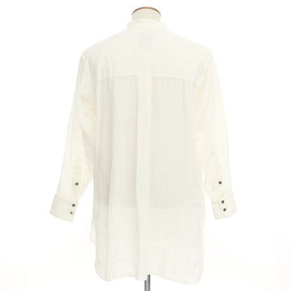 [Used] HUM VENT Linen Band Collar Pullover Casual Shirt Off White [Size 2] [WHT] [S/S] [Condition Rank B] ​​[Men&