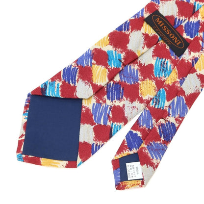 [Used] Missoni printed tri-fold silk tie in red [RED] [S/S/A/W] [Condition: B] [Men&