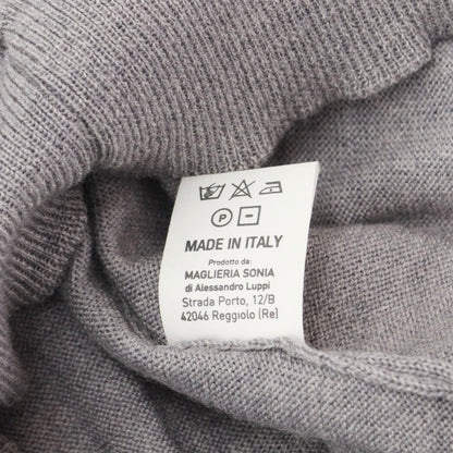 [Used] Alessandro Luppi high gauge wool knit cardigan, grey [size 44] [GRY] [A/W] [Condition rank B] ​​[Men&