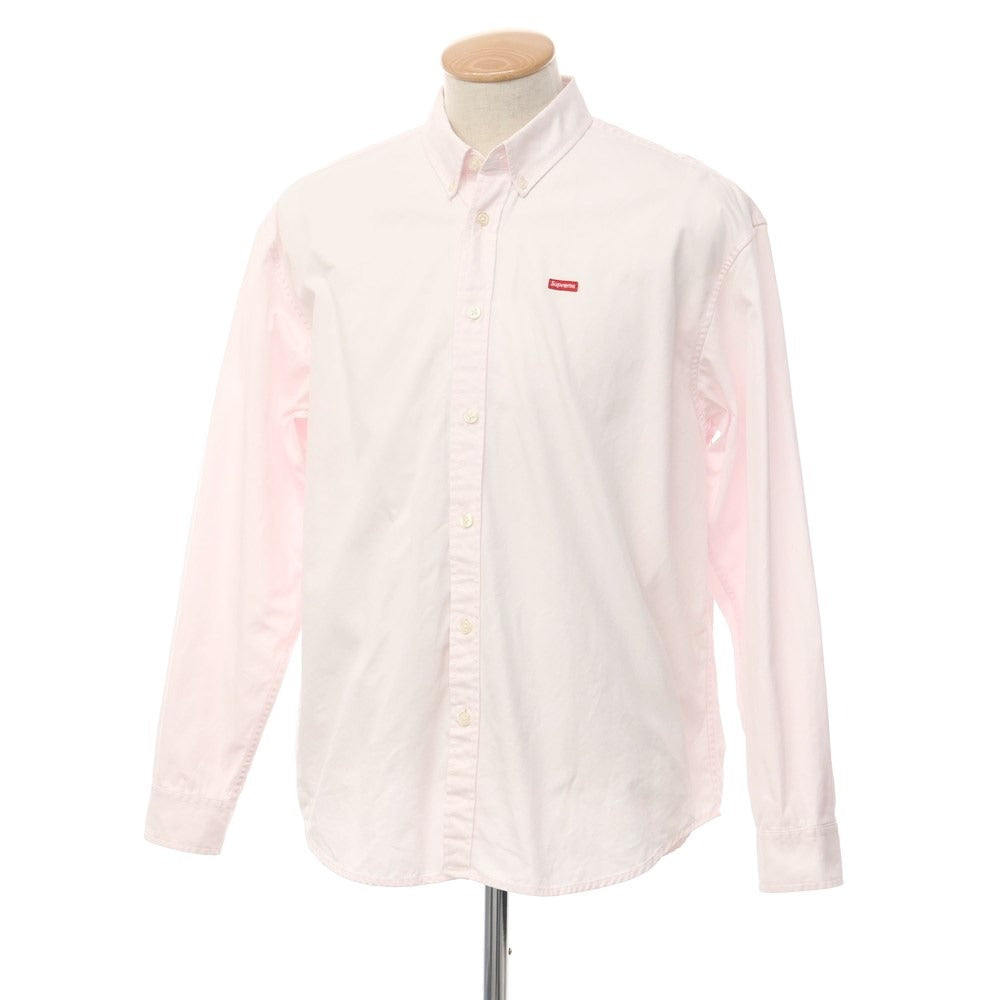 【中古】シュプリーム Supreme 2023年春夏 Small Box Shirt コットン ボタンダウンシャツ ライトピンク【サイズS】【PNK】【S/S/A/W】【状態ランクC】【メンズ】【769277】