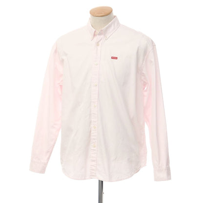 [Used] Supreme 2023 Spring/Summer Small Box Shirt Cotton Button-down Shirt Light Pink [Size S] [PNK] [S/S/A/W] [Condition Rank C] [Men&