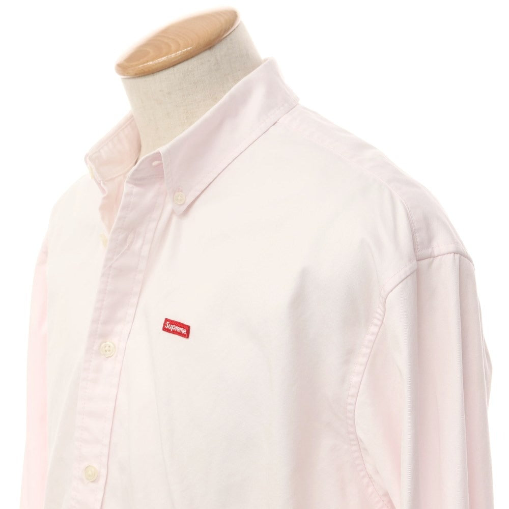 【中古】シュプリーム Supreme 2023年春夏 Small Box Shirt コットン ボタンダウンシャツ ライトピンク【サイズS】【PNK】【S/S/A/W】【状態ランクC】【メンズ】【769277】