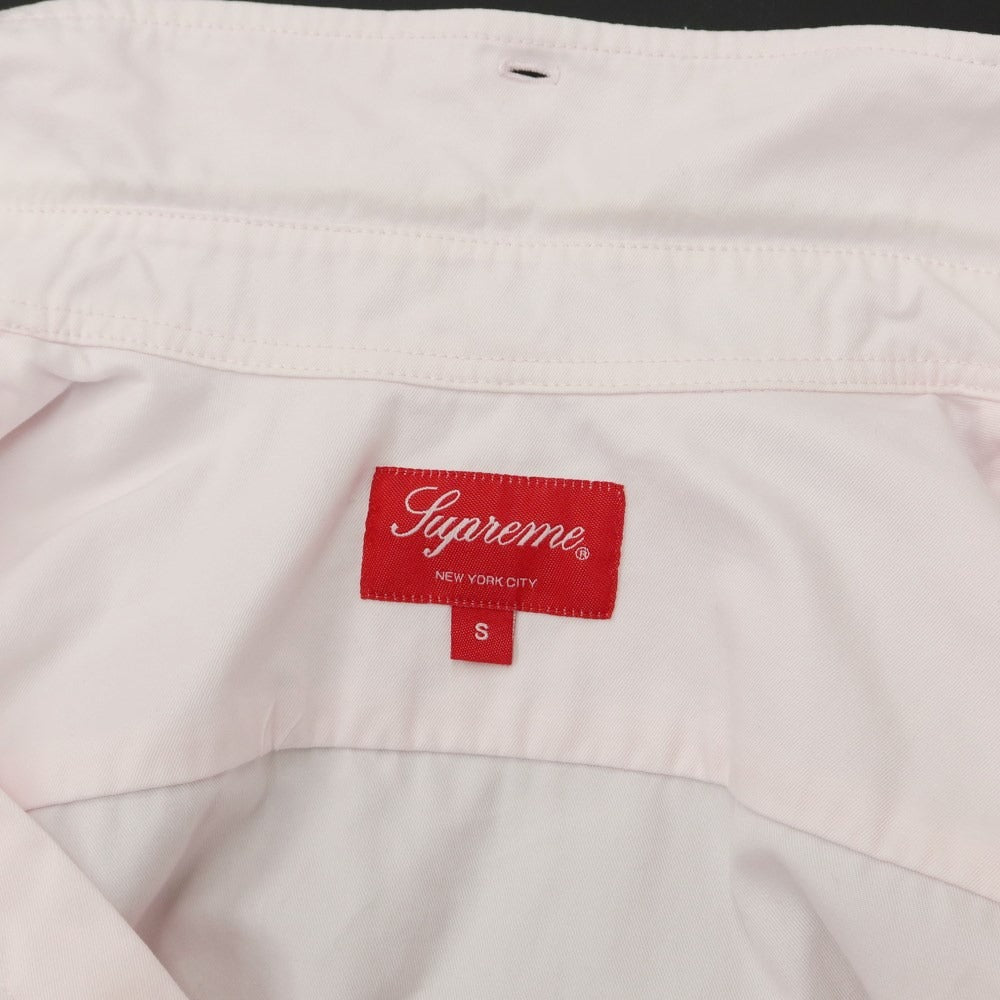[Used] Supreme 2023 Spring/Summer Small Box Shirt Cotton Button-down Shirt Light Pink [Size S] [PNK] [S/S/A/W] [Condition Rank C] [Men&