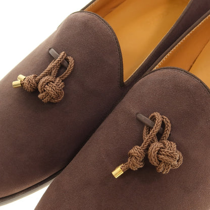 [New Outlet] Polpetta Suede Tassel Loafers Ash Brown [Size 42] [BRW] [S/S/A/W] [Condition Rank N-] [Men&