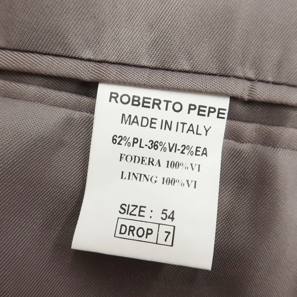 [Used] Roberto Pepe ROBERTO PEPE Polyester rayon 2B tailored jacket gray [Size 54 Drop 7] [GRY] [A/W] [Condition rank B] ​​[Men&