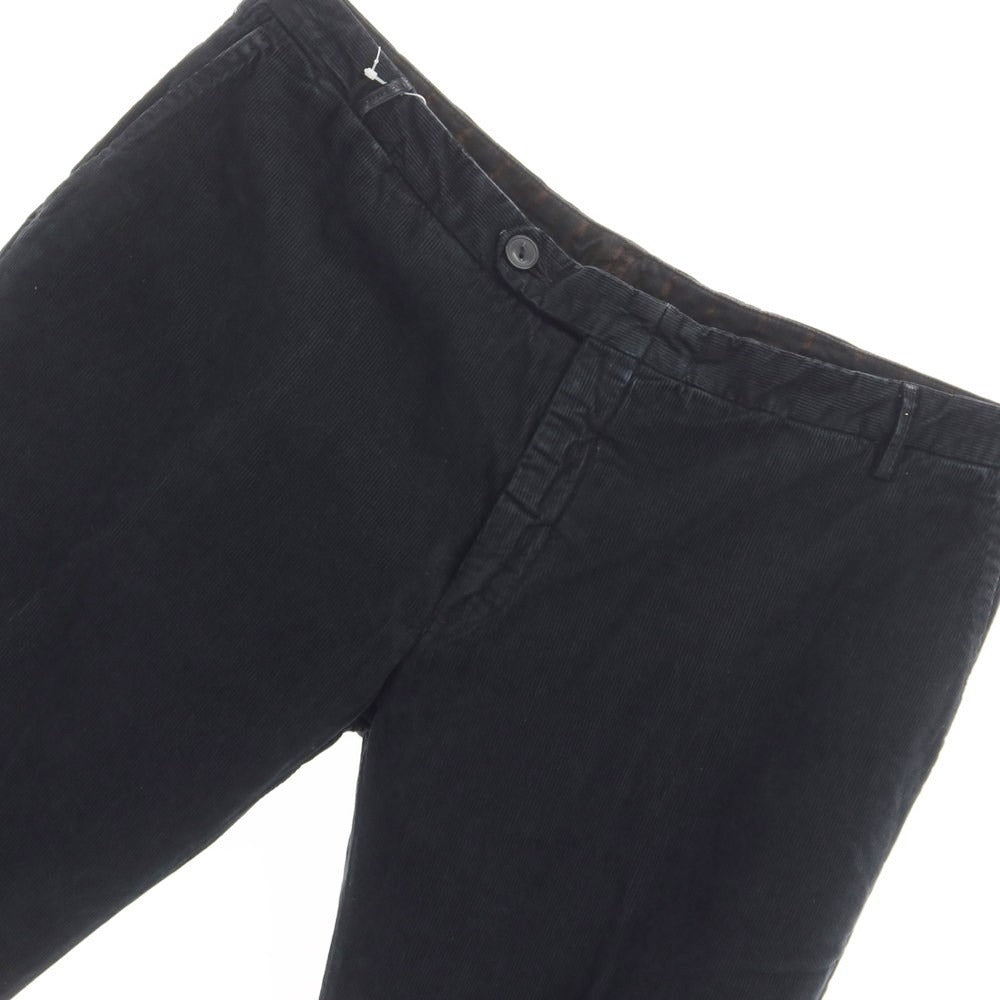 【中古】アールアール ロマーノリドルフィ RR ROMANO RIDOLFI ストレッチコーデュロイ スラックスパンツ ブラック【サイズ38】【BLK】【A/W】【状態ランクB】【メンズ】【768988】