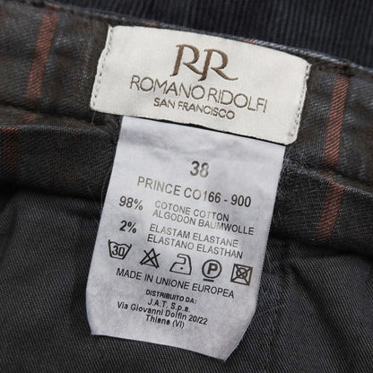 [Used] RR Romano Ridolfi Stretch Corduroy Slacks Pants Black [Size 38] [BLK] [A/W] [Condition Rank B] ​​[Men&
