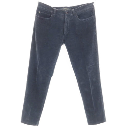 【中古】エルマンノ シェルヴィーノ ERMANNO SCERVINO コットン コーデュロイパンツ ネイビーグレー【サイズ52】【GRY】【S/S/A/W】【状態ランクC】【メンズ】【769277】