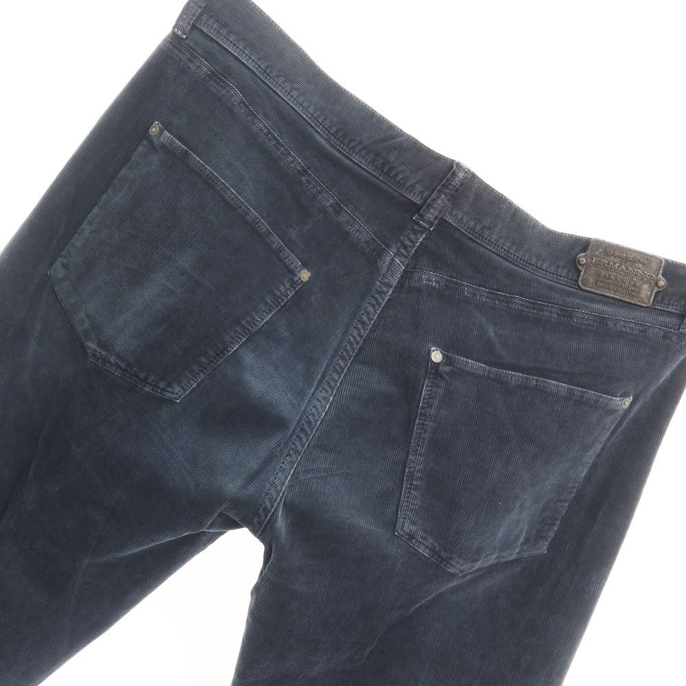 【中古】エルマンノ シェルヴィーノ ERMANNO SCERVINO コットン コーデュロイパンツ ネイビーグレー【サイズ52】【GRY】【S/S/A/W】【状態ランクC】【メンズ】【769277】