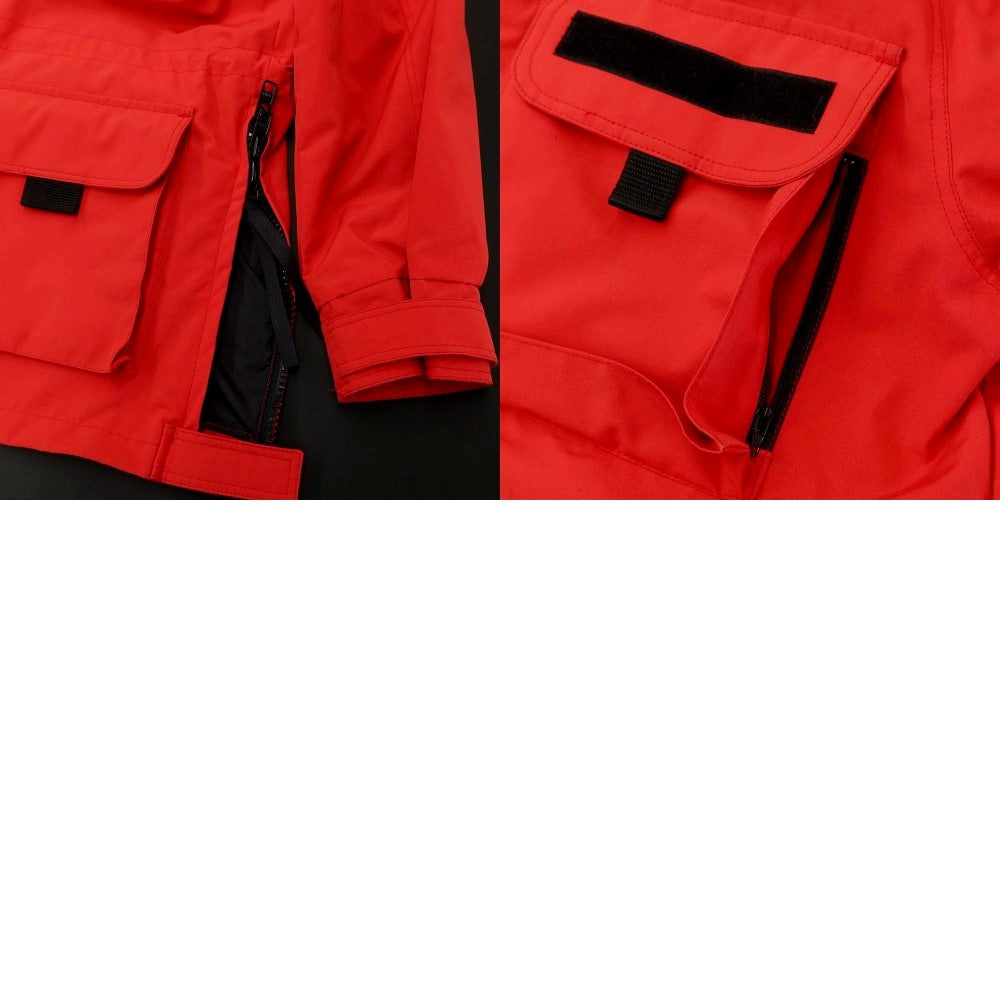 【中古】ジュンヤワタナベ マン JUNYA WATANABE MAN 2018年秋冬 × CANADA GOOSE マウンテンパーカー レッド【サイズM】【RED】【S/S/A/W】【状態ランクB】【メンズ】【769291】
