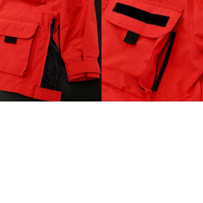 【中古】ジュンヤワタナベ マン JUNYA WATANABE MAN 2018年秋冬 × CANADA GOOSE マウンテンパーカー レッド【サイズM】【RED】【S/S/A/W】【状態ランクB】【メンズ】【769291】