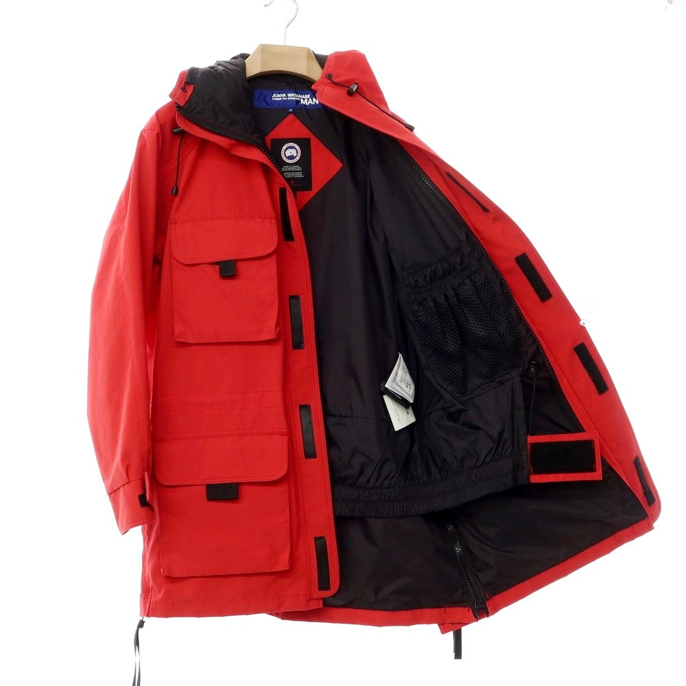 【中古】ジュンヤワタナベ マン JUNYA WATANABE MAN 2018年秋冬 × CANADA GOOSE マウンテンパーカー レッド【サイズM】【RED】【S/S/A/W】【状態ランクB】【メンズ】【769291】