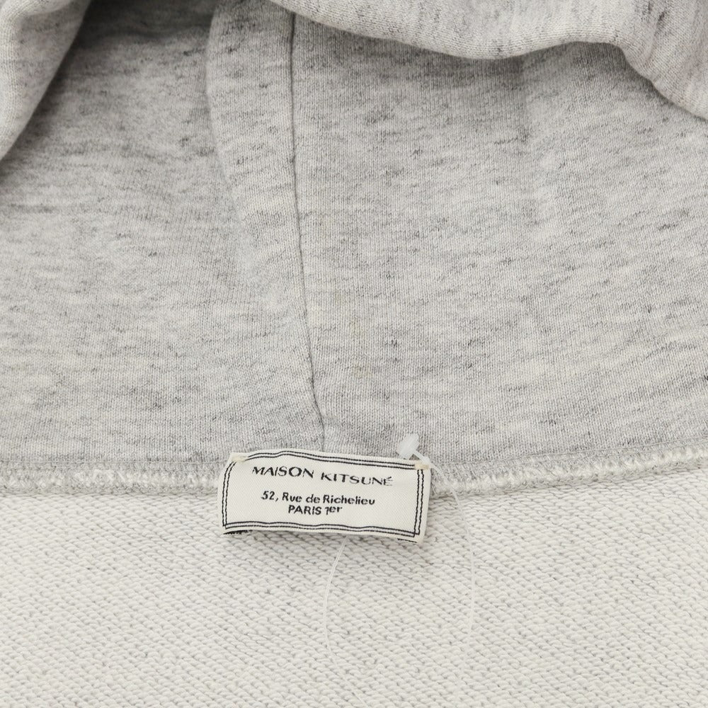 [Used] MAISON KITSUNE Sweatshirt Zip-up Hoodie Gray [Size L] [GRY] [A/W] [Condition Rank D] [Men&