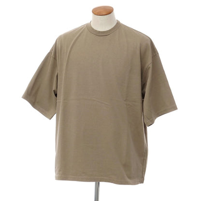 【中古】フープロジェクト fuu/project コットン ワイドシルエット 半袖Ｔシャツ ダークベージュ系【サイズ2】【BEI】【S/S】【状態ランクB】【メンズ】【769295】