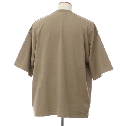 【中古】フープロジェクト fuu/project コットン ワイドシルエット 半袖Ｔシャツ ダークベージュ系【サイズ2】【BEI】【S/S】【状態ランクB】【メンズ】【769295】