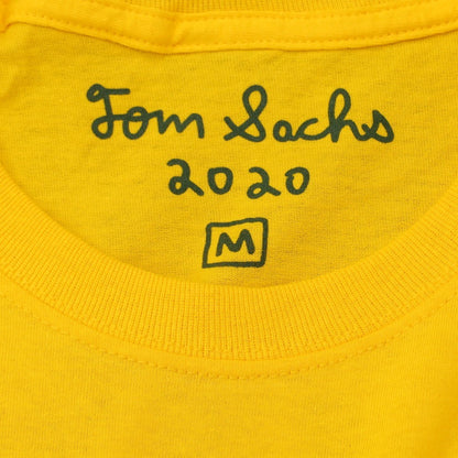 【中古】【未使用】トムサックス Tom Sachs プリント 長袖Ｔシャツ イエロー系【サイズM】【YEL】【S/S/A/W】【状態ランクS】【メンズ】【769295】