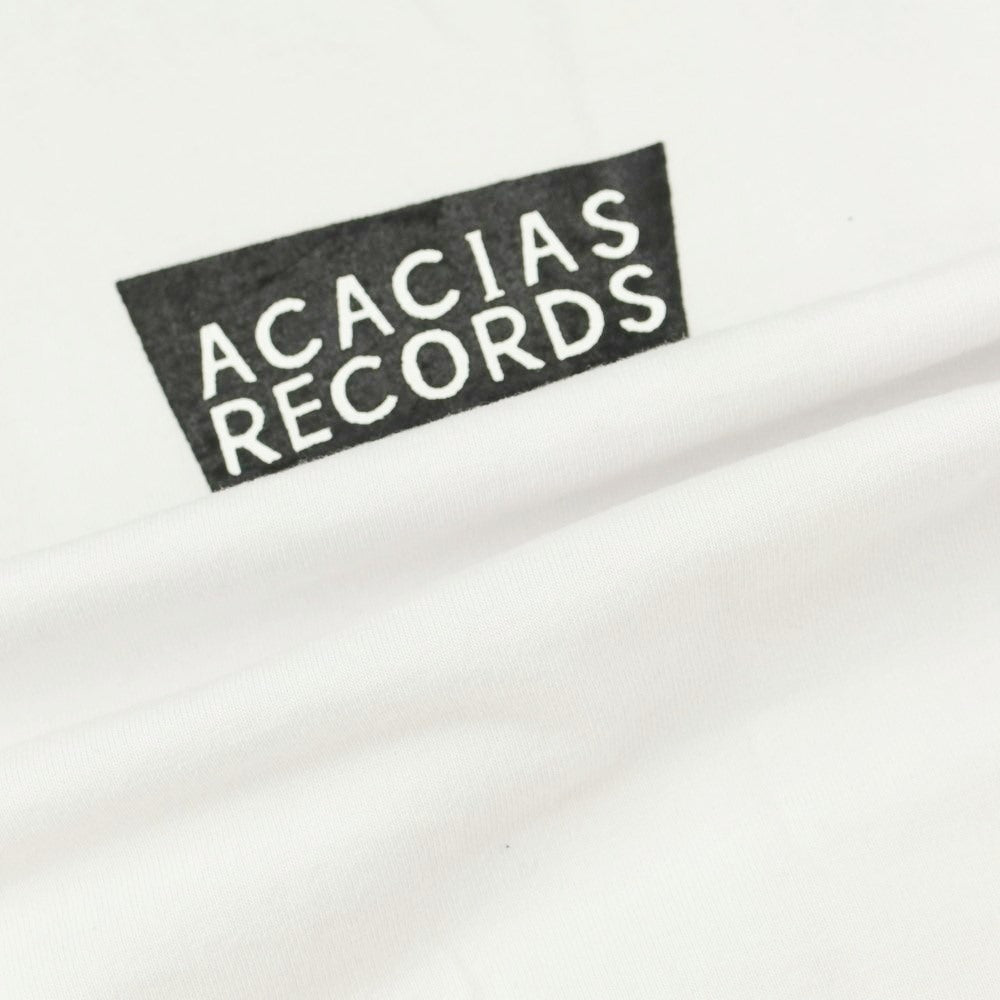 [Used] Acacia Records ACACIAS RECORDS Printed Short Sleeve T-Shirt White [Size 2] [WHT] [S/S] [Condition Rank C] [Men&