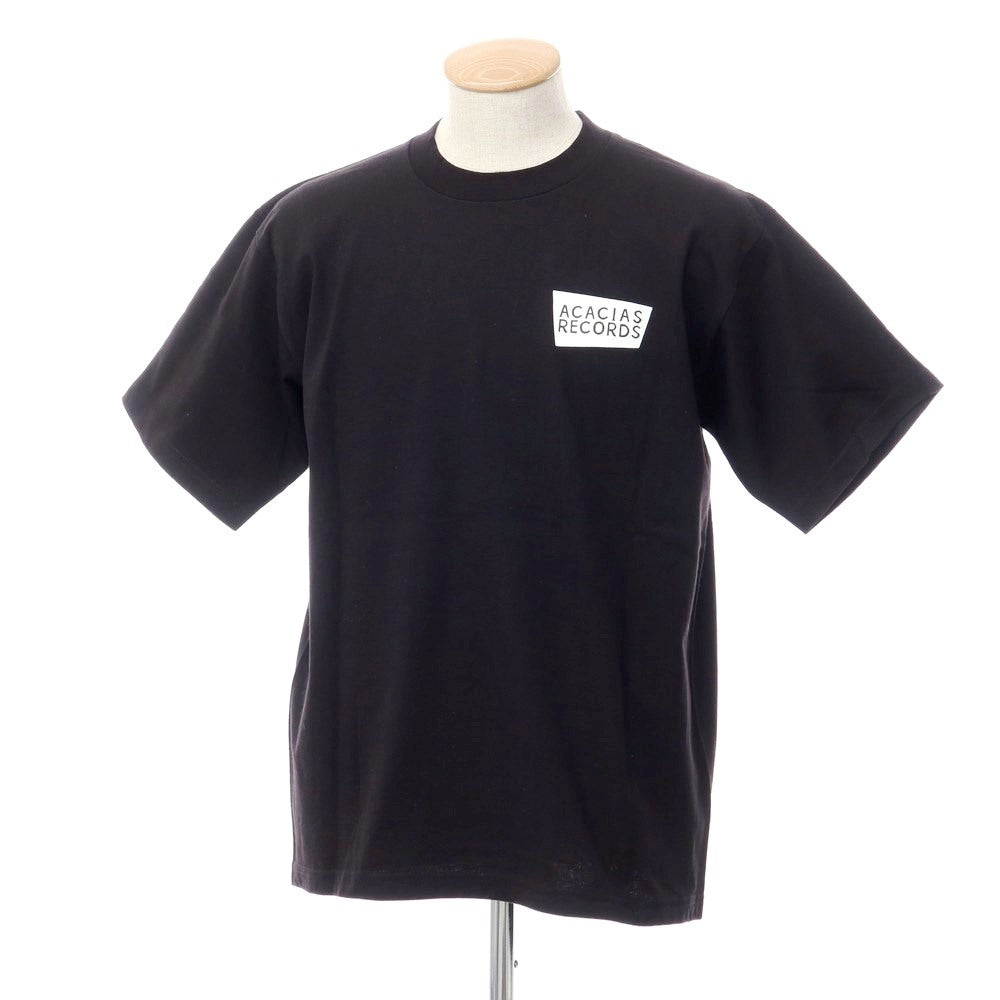 [Used] Acacia Records ACACIAS RECORDS Crew Neck Print Short Sleeve T-Shirt Black [Size 1] [BLK] [S/S] [Condition Rank B] ​​[Men&