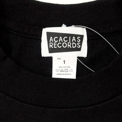 [Used] Acacia Records ACACIAS RECORDS Crew Neck Print Short Sleeve T-Shirt Black [Size 1] [BLK] [S/S] [Condition Rank B] ​​[Men&