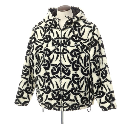 [Used] Supreme 2021 Fall/Winter Celtic Knot Reversible WINDSTOPPER Fleece Hooded Jacket Polyester Fleece Reversible Jacket Blouson White x Black [Size XL] [WHT] [A/W] [Condition Rank B] ​​[Men&
