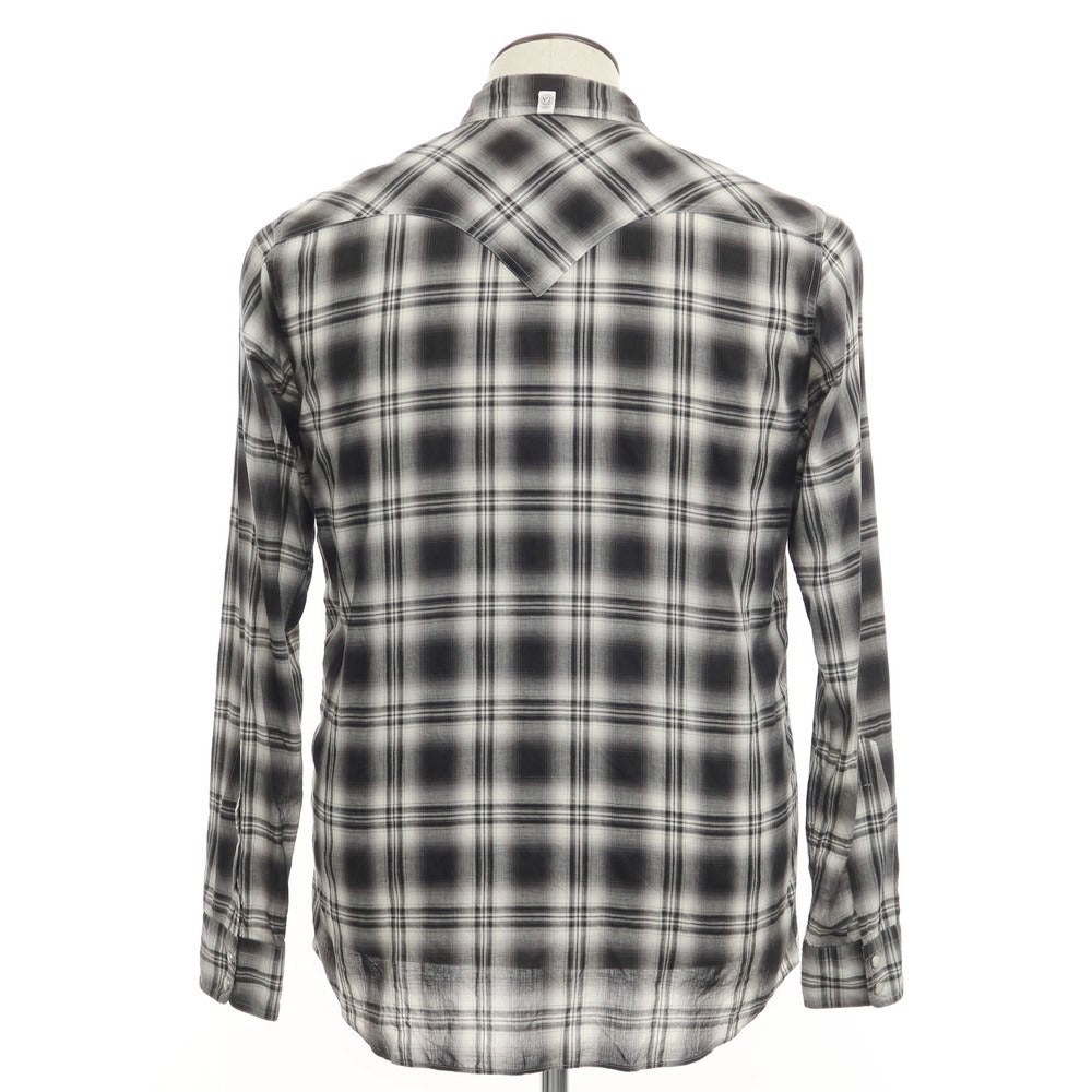 [Used] Bedwin &amp;amp; The Heartbreakers Cotton Check Western Shirt Black x White [Size 4] [BLK] [S/S] [Condition Rank C] [Men&