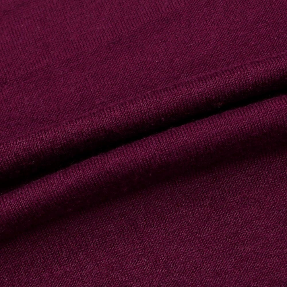 [Used] nano universe high gauge silk cashmere crew neck knit purple [size S] [PUP] [A/W] [Condition rank C] [Men&