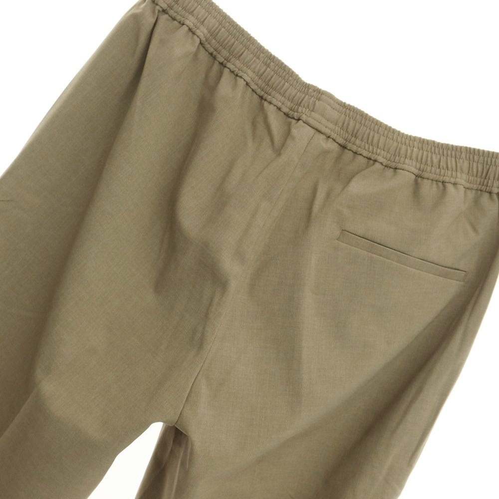 [Used] Green Label Relaxing polyester casual slacks pants khaki green [Size L] [GRN] [S/S] [Condition Rank B] ​​[Men&