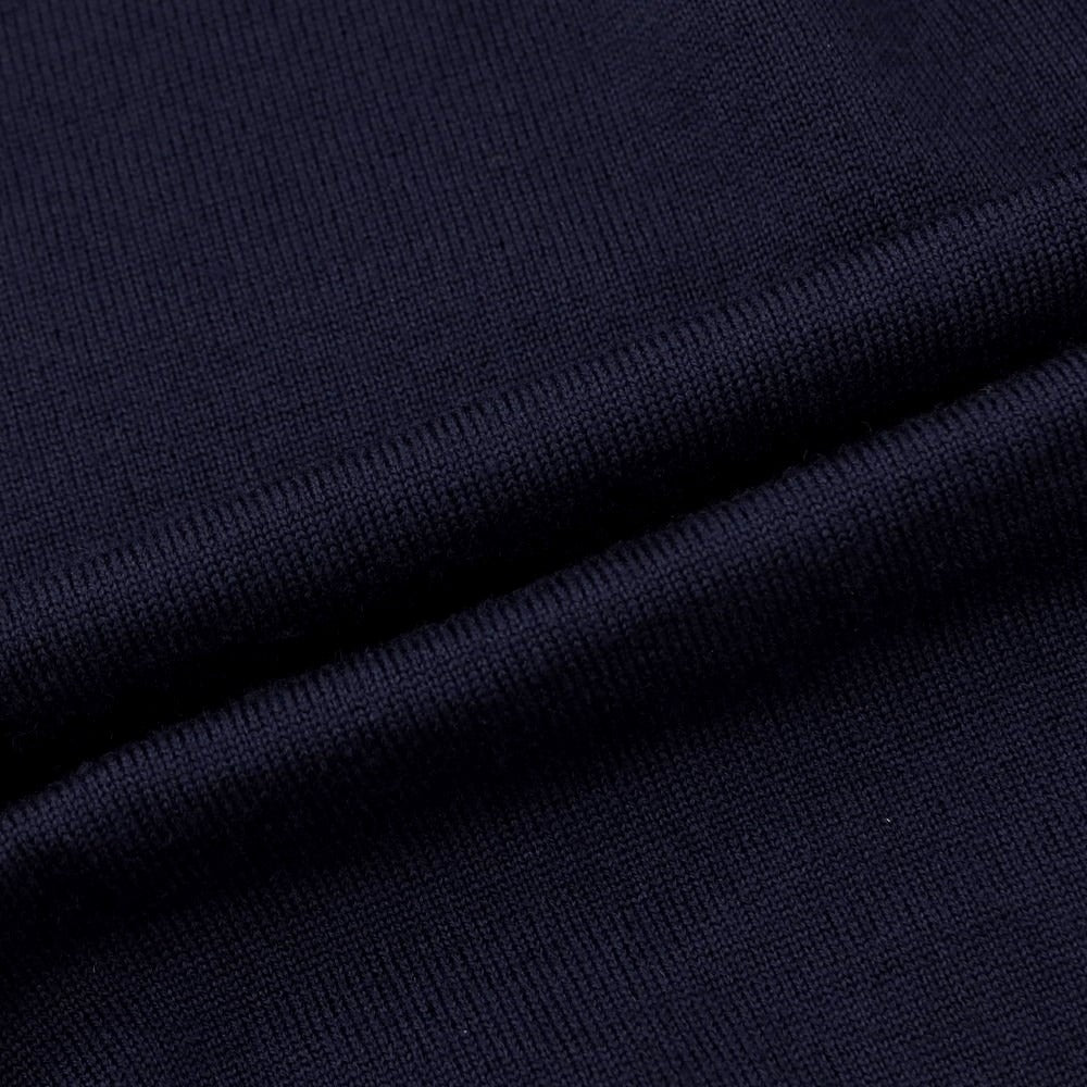 [Used] Alessandro Luppi High Gauge Wool Crew Neck Knit Navy [Size 48] [NVY] [A/W] [Condition Rank B] ​​[Men&