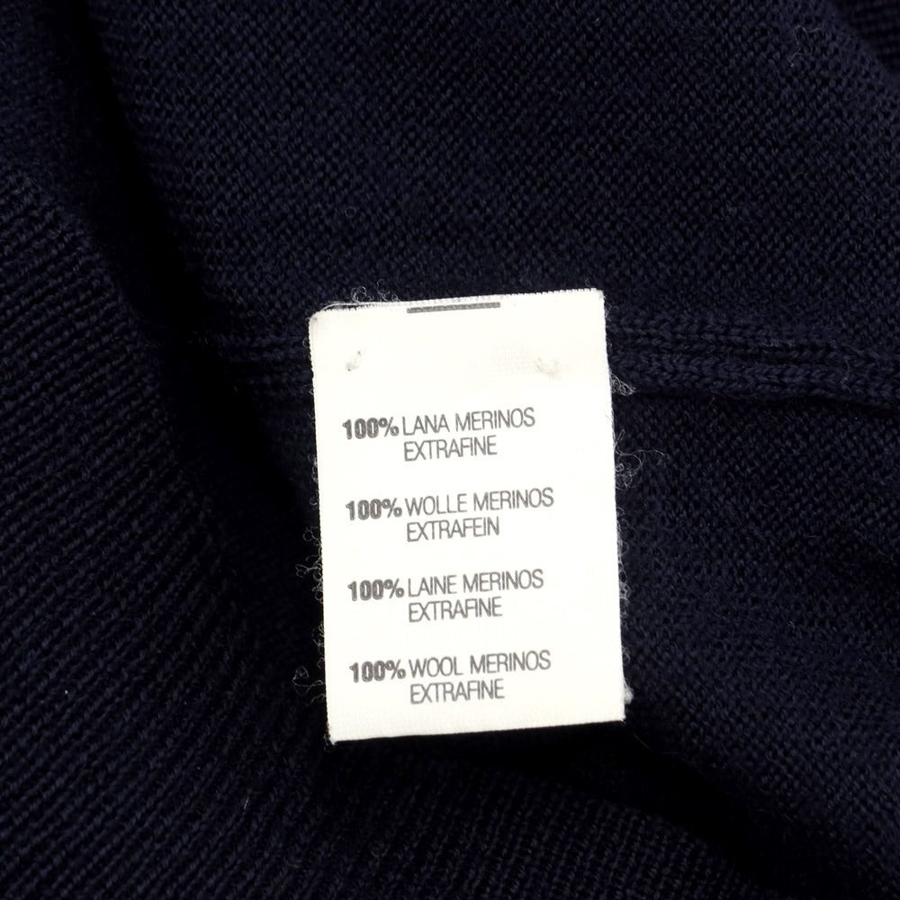 [Used] Alessandro Luppi High Gauge Wool Crew Neck Knit Navy [Size 48] [NVY] [A/W] [Condition Rank B] ​​[Men&