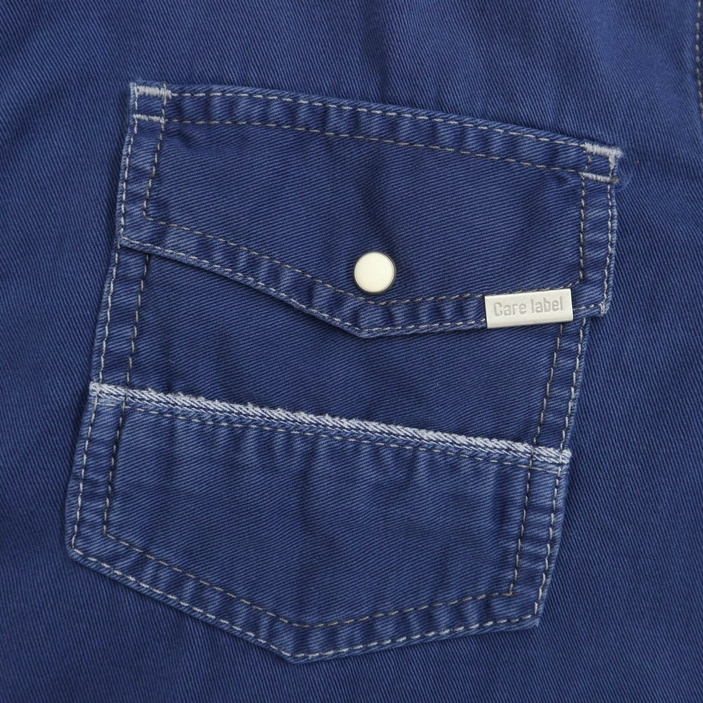 [Used] Care label Cotton Western Shirt Navy [Size M] [NVY] [S/S/A/W] [Condition Rank C] [Men&