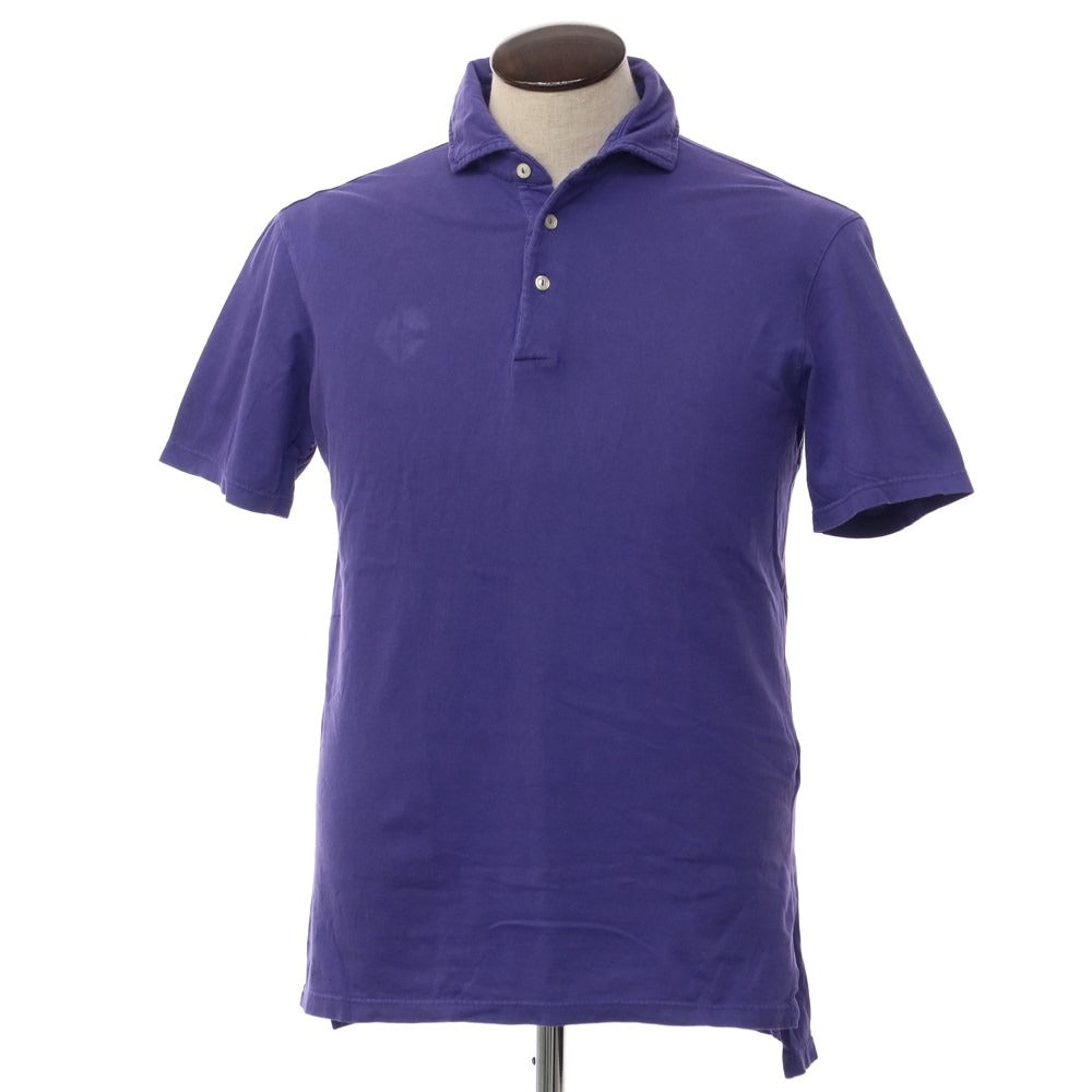 [Used] ALAIN Cotton Short Sleeve Polo Shirt Purple [Size L] [PUP] [S/S] [Condition Rank D] [Men&