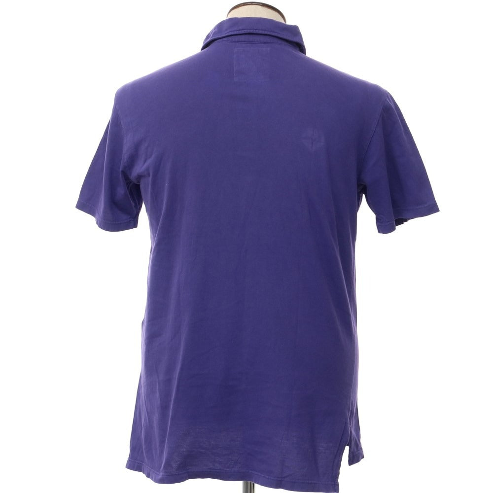 [Used] ALAIN Cotton Short Sleeve Polo Shirt Purple [Size L] [PUP] [S/S] [Condition Rank D] [Men&