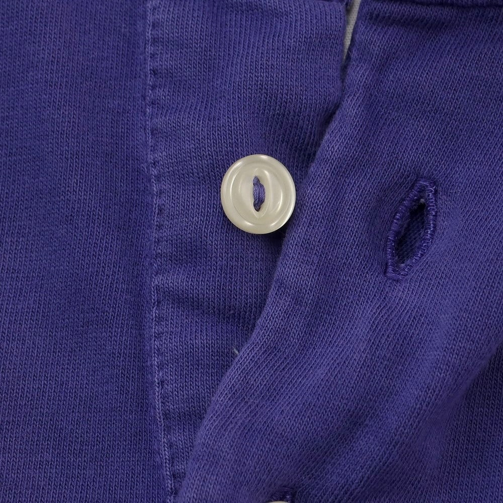 [Used] ALAIN Cotton Short Sleeve Polo Shirt Purple [Size L] [PUP] [S/S] [Condition Rank D] [Men&