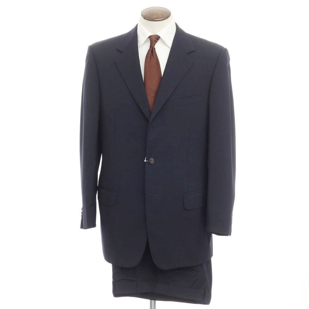 [Used] Ermenegildo Zegna SU MISURA wool 3-button suit in black and navy [Size 52] [NVY] [S/S] [Condition Rank C] [Men&