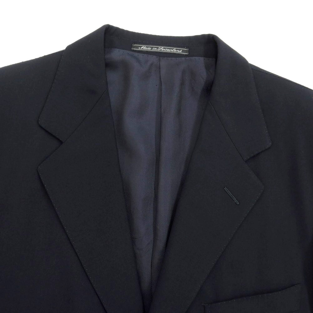 [Used] Ermenegildo Zegna SU MISURA wool 3-button suit in black and navy [Size 52] [NVY] [S/S] [Condition Rank C] [Men&