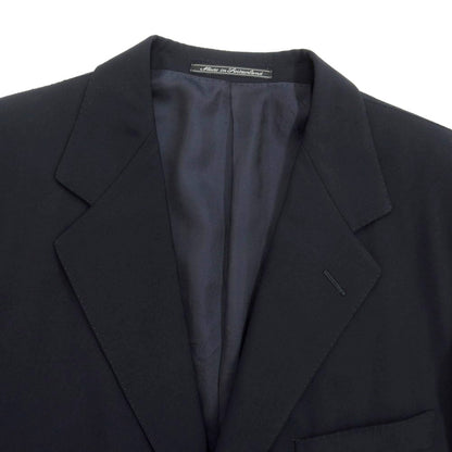 [Used] Ermenegildo Zegna SU MISURA wool 3-button suit in black and navy [Size 52] [NVY] [S/S] [Condition Rank C] [Men&