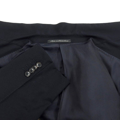 [Used] Ermenegildo Zegna SU MISURA wool 3-button suit in black and navy [Size 52] [NVY] [S/S] [Condition Rank C] [Men&