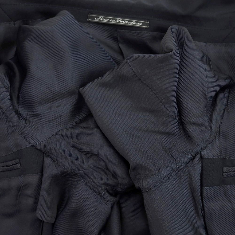 [Used] Ermenegildo Zegna SU MISURA wool 3-button suit in black and navy [Size 52] [NVY] [S/S] [Condition Rank C] [Men&
